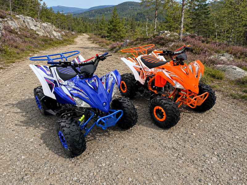 125cc Poseidon 2 - større barn/ungdoms modell 3+1 med 8" hjul og mye utstyr!