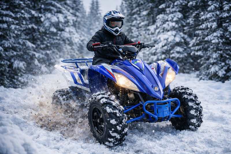 125cc Poseidon 2 - større barn/ungdoms modell 3+1 med 8" hjul og mye utstyr!