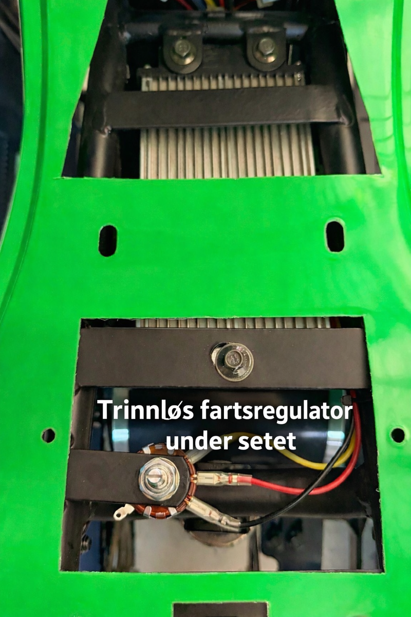 Mini Farmer Jr. - 500W BØRSTELØS - tøff og kraftig elektrisk barnemodell med fartsregulering
