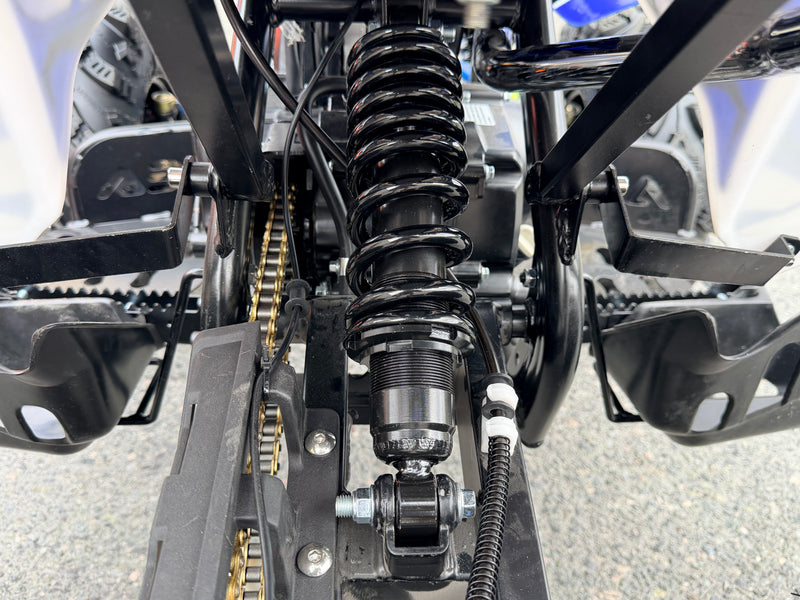 125cc Poseidon 2 - større barn/ungdoms modell 3+1 med 8" hjul og mye utstyr!