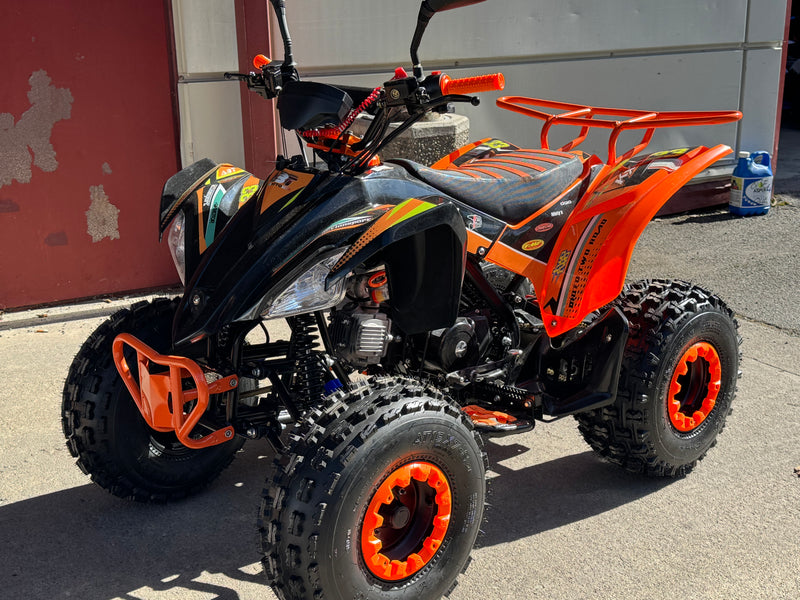 125cc Poseidon 2 - større barn/ungdoms modell 3+1 med 8" hjul og mye utstyr!