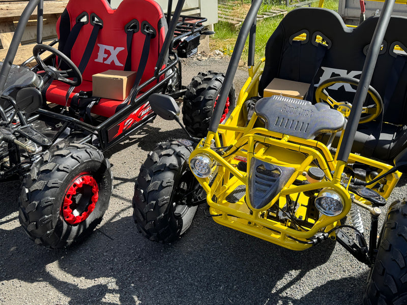 125cc CrossCart - gul/sort