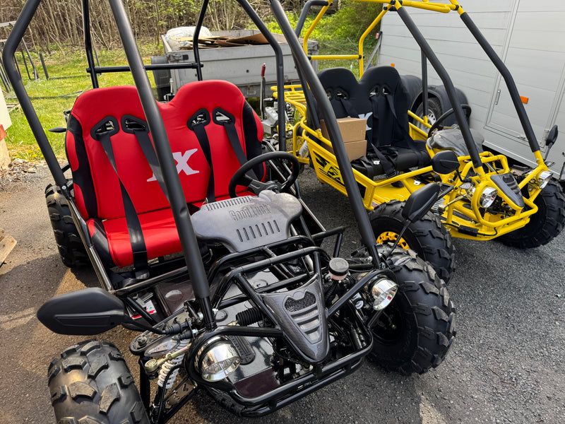 125cc CrossCart - gul/sort