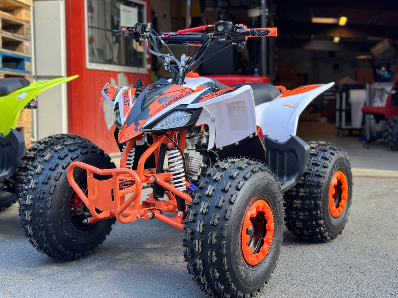 125cc Poseidon - stor barnemodell 3+1 med 8" hjul og hydrauliske bremser både fremme og bak m.m.