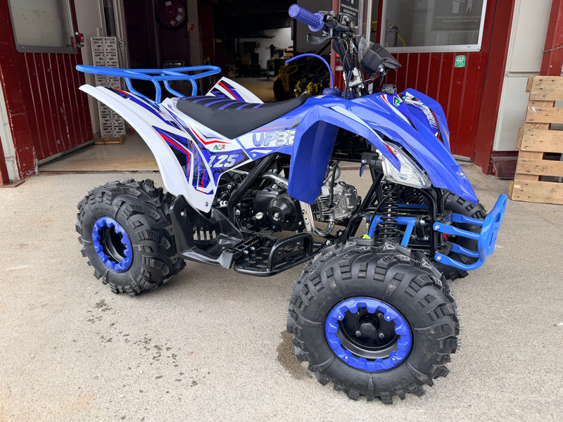 125cc Poseidon 2 - større barn/ungdoms modell 3+1 med 8" hjul og mye utstyr!