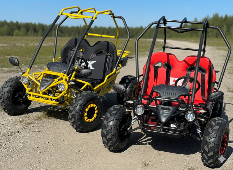 125cc CrossCart - gul/sort