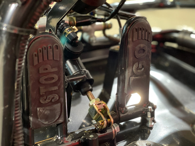 125cc CrossCart - Sort m/røde seter