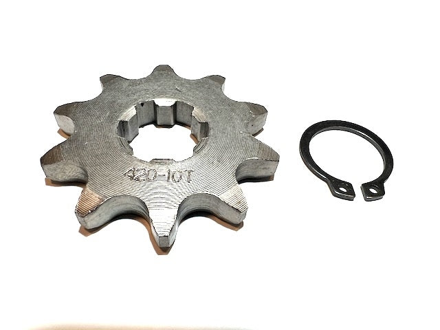 Fremdrev/motordrev 10 tenner - 420 (10T-420) 50-125cc