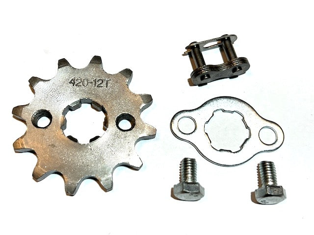 Fremdrev/motordrev 12 tenner - 420 (12T-420) 50-125cc