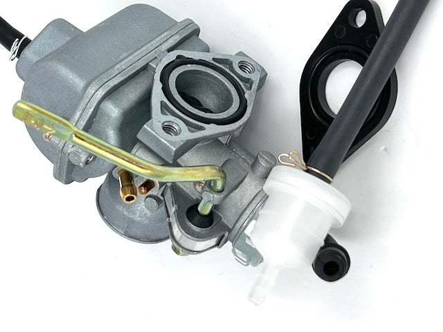 PZ20 forgasser manuell med plastpakning, bensinslange og bensinfilter