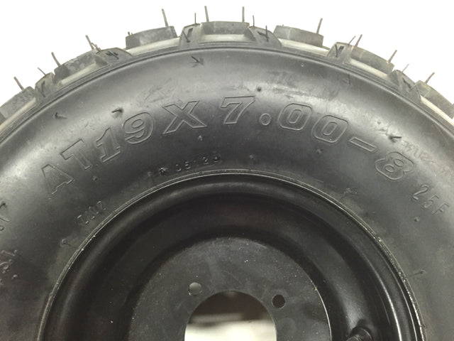Hjul fremme 125cc - 8" - H