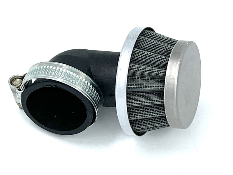 Luftfilter 35mm åpning m/90 graders bøy