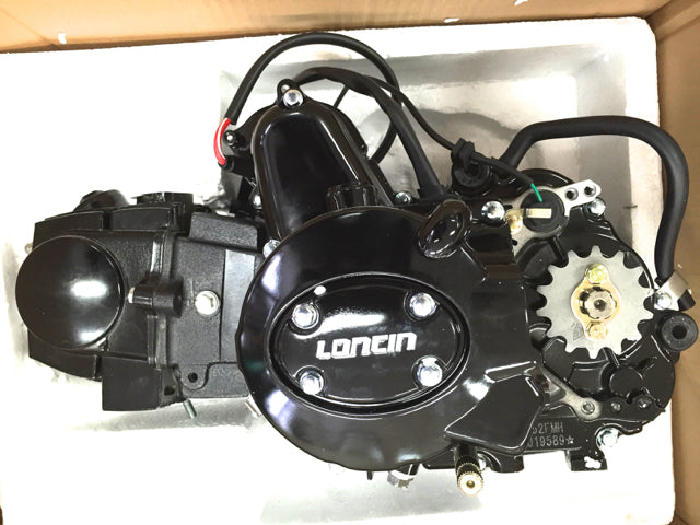 LONCIN motor 110cc 1+1, sort