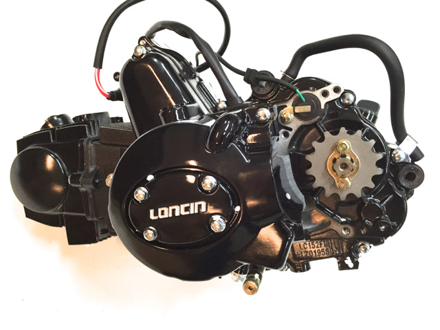LONCIN motor 110cc 1+1, sort