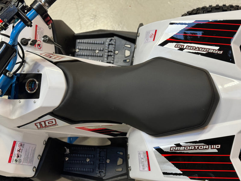 1200W Electric Blue - stor og svært solid bygget barne ATV -  48V m/diff., mekanisk høy/lav gir, 3 effektrinn m.m.