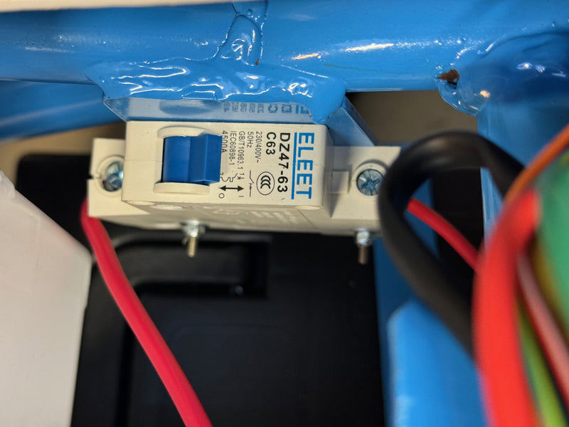 1200W Electric Blue - stor og svært solid bygget barne ATV -  48V m/diff., mekanisk høy/lav gir, 3 effektrinn m.m.