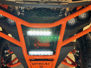 Kraftige LED lys i tillegg til vanlige lys.