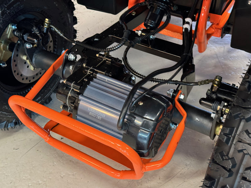 Kraftig 1200W (60Ah) motor.