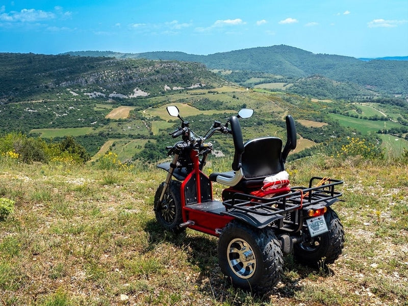 INVADER elektrisk 3-hjuling med drift på alle hjul